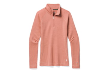 Image of Smartwool Merino 250 Baselayer 1/4 Zip - Womens, Canyon Rose Heather, Small, SW016373C93-S