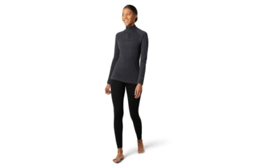 Image of Smartwool Merino 250 Baselayer 1/4 Zip - Womens, Charcoal Heather, Extra Large, SW016373010-XL