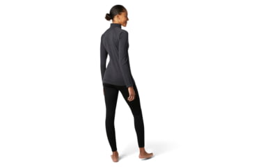 Image of Smartwool Merino 250 Baselayer 1/4 Zip - Womens, Charcoal Heather, Extra Large, SW016373010-XL