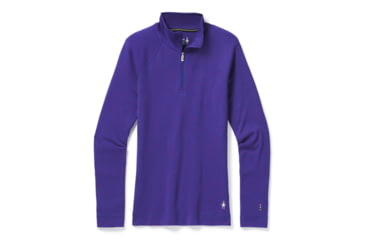 Image of Smartwool Merino 250 Baselayer 1/4 Zip - Womens, Desert Orchid Heather, Small, SW016373C97-S