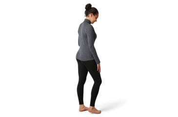 Image of Smartwool Merino 250 Baselayer 1/4 Zip - Womens, Medium Gray Heather, Extra Small, SW016373084-XS