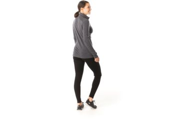 Image of Smartwool Merino 250 Baselayer 1/4 Zip - Womens, Medium Gray Heather, Extra Small, SW0NP221084-XS
