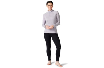 Image of Smartwool Merino 250 Baselayer 1/4 Zip - Womens, Purple Eclipse Heather, Medium, SW016373G68M