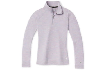 Image of Smartwool Merino 250 Baselayer 1/4 Zip - Womens, Purple Eclipse Heather, Medium, SW016373G68M