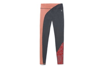 Image of Smartwool Merino 250 Baselayer Colorblock Bottom - Womens, Canyon Rose Heather, Extra Small, SW016383C93-XS