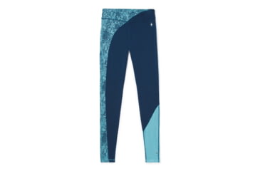 Image of Smartwool Merino 250 Baselayer Colorblock Bottom - Womens, Wave Blue Traced Dahlia, Extra Large, SW016383E39-XL