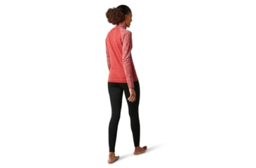 Image of Smartwool Merino 250 Baselayer Pattern 1/4 Zip - Womens, Masala Digital Snowflake, Extra Small, SW016375E37-XS