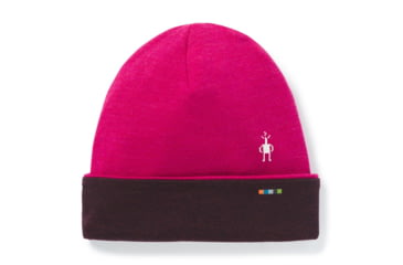 Image of Smartwool Merino 250 Cuffed Beanie, Very Berry Heather, One Size, SW0SW956E24-1FM
