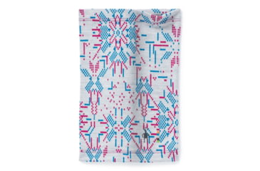 Image of Smartwool Merino 250 Pattern Neck Gaiter - Kids, Winter White Digital Snowflake, Large/Extra Large, SW000431E93-LXL