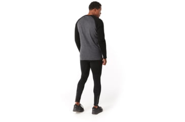 Image of Smartwool Merino 250 Pocket Crew - Mens, Medium Gray Tick Stitch, Large, SW016084B99-L