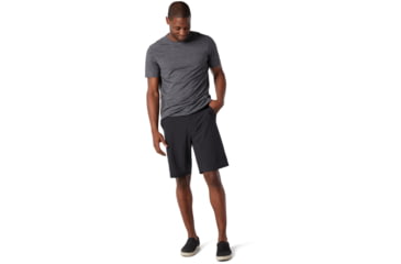 Image of Smartwool Merino Sport 10in Short - Mens, Black, Extra Large, SW000377001-XL