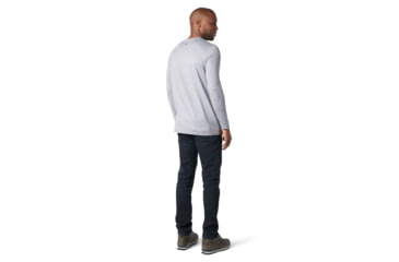 Image of Smartwool Merino Sport 150 Long Sleeve Tunnel Views Graphic Tee - Mens, Light Gray Heather, Small, SW016293545-S