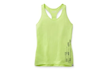 Image of Smartwool Merino Sport 150 Paddle and Oars Graphic Tank - Womens, Spring Green Heather, Small, SW000720F76S