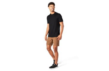 Image of Smartwool Merino Sport 150 Tech Tee - Mens - Mens, Black, Large, SW015161001L
