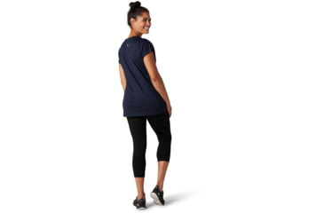 Image of Smartwool Merino Sport 150 Tee - Womens, Deep Navy, Medium, SW016137092-M