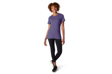 Image of Smartwool Merino Sport 150 Tee - Womens, Dusk Heather, Large, SW000716F61L