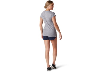 Image of Smartwool Merino Sport 150 Tee - Womens, Light Gray Heather, Extra Small, SW016137545-XS