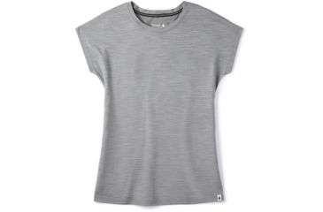 Image of Smartwool Merino Sport 150 Tee - Womens, Light Gray Heather, Extra Small, SW016137545-XS