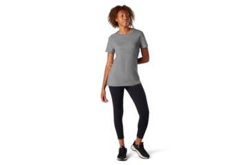 Image of Smartwool Merino Sport 150 Tee - Womens, Light Gray Heather, Medium, SW000716545M