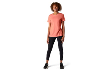 Image of Smartwool Merino Sport 150 Tee - Womens, Tea Rose Heather, Large, SW000716F83L