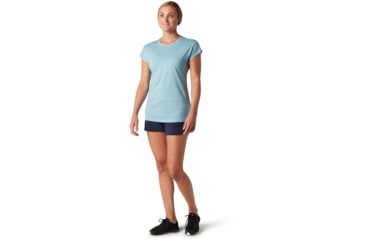 Image of Smartwool Merino Sport 150 Tee - Womens, Wave Blue Heather, Large, SW016137D25-L