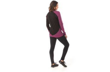Image of Smartwool Merino Sport 250 Long Sleeve 1/4 Zip - Womens, Sangria Heather, Extra Small, SW019251B49-XS