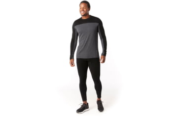 Image of Smartwool Merino Sport 250 Long Sleeve Crew - Mens, Black, Small, SW019023001-S