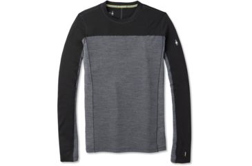 Image of Smartwool Merino Sport 250 Long Sleeve Crew - Mens, Black, Small, SW019023001-S