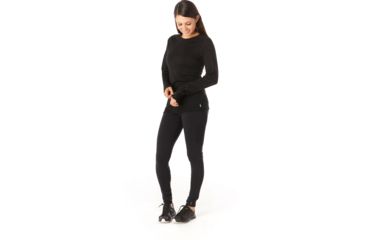 Image of Smartwool Merino Sport 250 Long Sleeve Crew - Womens, Black, Small, SW019250001-S