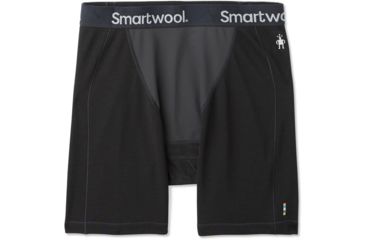 Image of Smartwool Merino Sport 250 Wind Boxer Brief - Mens, Black, Medium, SW019030001-M