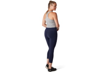 Image of Smartwool Merino Sport Capri - Womens, Deep Navy, Small, SW016140092-S