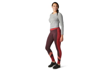 Image of Smartwool Merino Sport Fleece Colorblock Tight - Womens, Woodsmoke, Large, SW016339B84-L