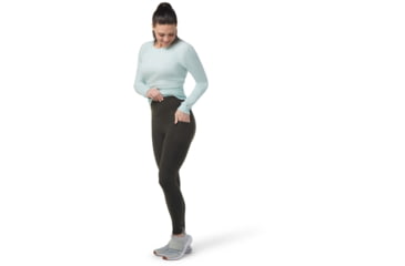 Image of Smartwool Merino Sport Moto Legging - Womens, K15 North Woods, Small, SW016337K15S
