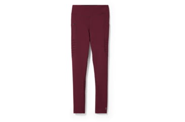 Image of Smartwool Merino Sport Moto Legging - Womens, K17 Black Cherry, Large, SW016337K17L