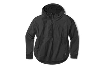 Image of Smartwool Merino Sport Ultra Light Anorak Pullover - Womens, Black, Small, SW016190001-S