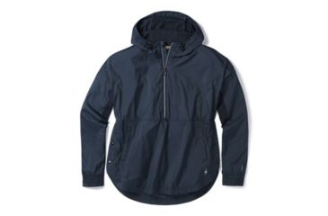 Image of Smartwool Merino Sport Ultra Light Anorak Pullover - Womens, Deep Navy, Medium, SW016190092-M