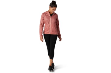 Image of Smartwool Merino Sport Ultra Light Hoodie - Womens, Canyon Rose, Extra Small, SW016226C82-XS