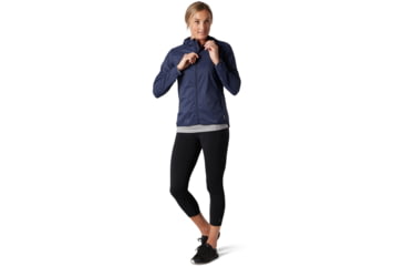 Image of Smartwool Merino Sport Ultra Light Hoodie - Womens, Deep Navy, Large, SW016226092-L