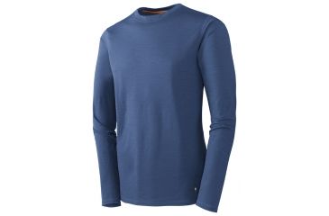 Image of Smartwool Microweight Crew - Men's-Navy-X-Large