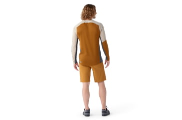 Image of Smartwool Mountain Bike Long Sleeve Jersey - Mens, Fox Brown, Small, SW016964L401N-S