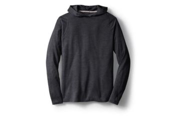 Image of Smartwool NTS 250 Hoody - Mens, Charcoal Heather, 2XL, SW016118010XXL
