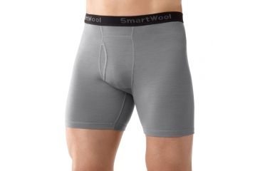 Image of Smartwool NTS Micro 150 Boxer Brief - Men's-Alloy-Small