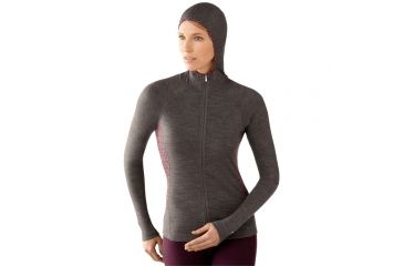 Image of Smartwool NTS Mid 250 Full Zip Hoody - Women's-Taupe Heather-Large