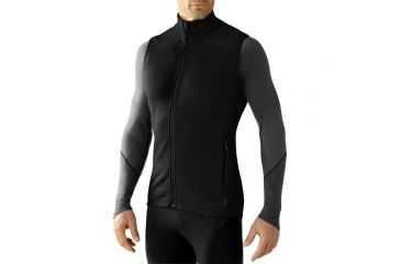 Image of Smartwool PhD HyFi Vest - Men's-Black-Small