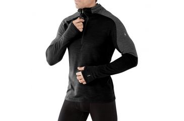 Image of Smartwool PhD Light Hoody, Black, Extra Large, SW014028001XL
