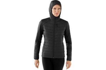 Image of Smartwool PhD SmartLoft Full Zip Hoody - Women's-Black-Small