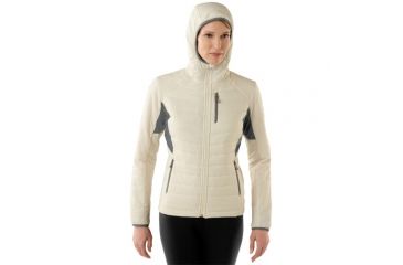 Image of Smartwool PhD SmartLoft Full Zip Hoody - Women's-Natural-Large