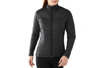 Image of Smartwool PhD SmartLoft Full Zip Jacket - Women's-Black-Large