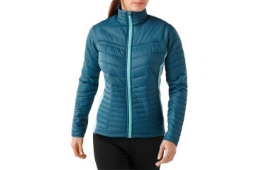 Image of Smartwool PhD SmartLoft Full Zip Jacket - Women's-Deep Sea-Medium