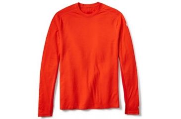 Image of Smartwool PhD Ultra Light Long Sleeve - Mens, Bright Orange, Extra Large, SW016097825XL